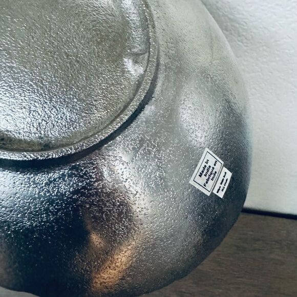 Metallic Silver Gold Bird Tree Branch Serving Bowl Dish - Picture 8 of 8